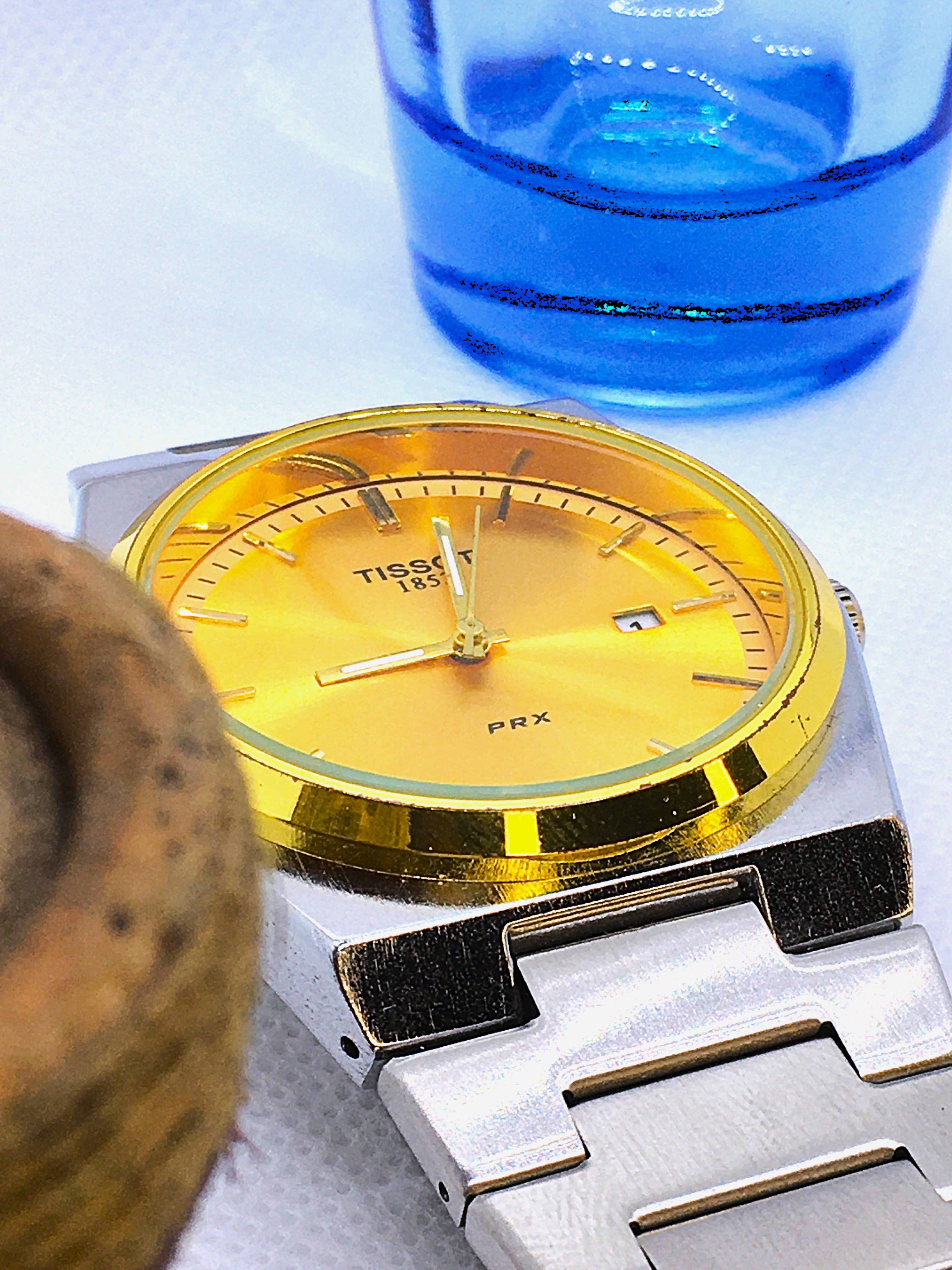 Tissot PRX 1853 golden dial