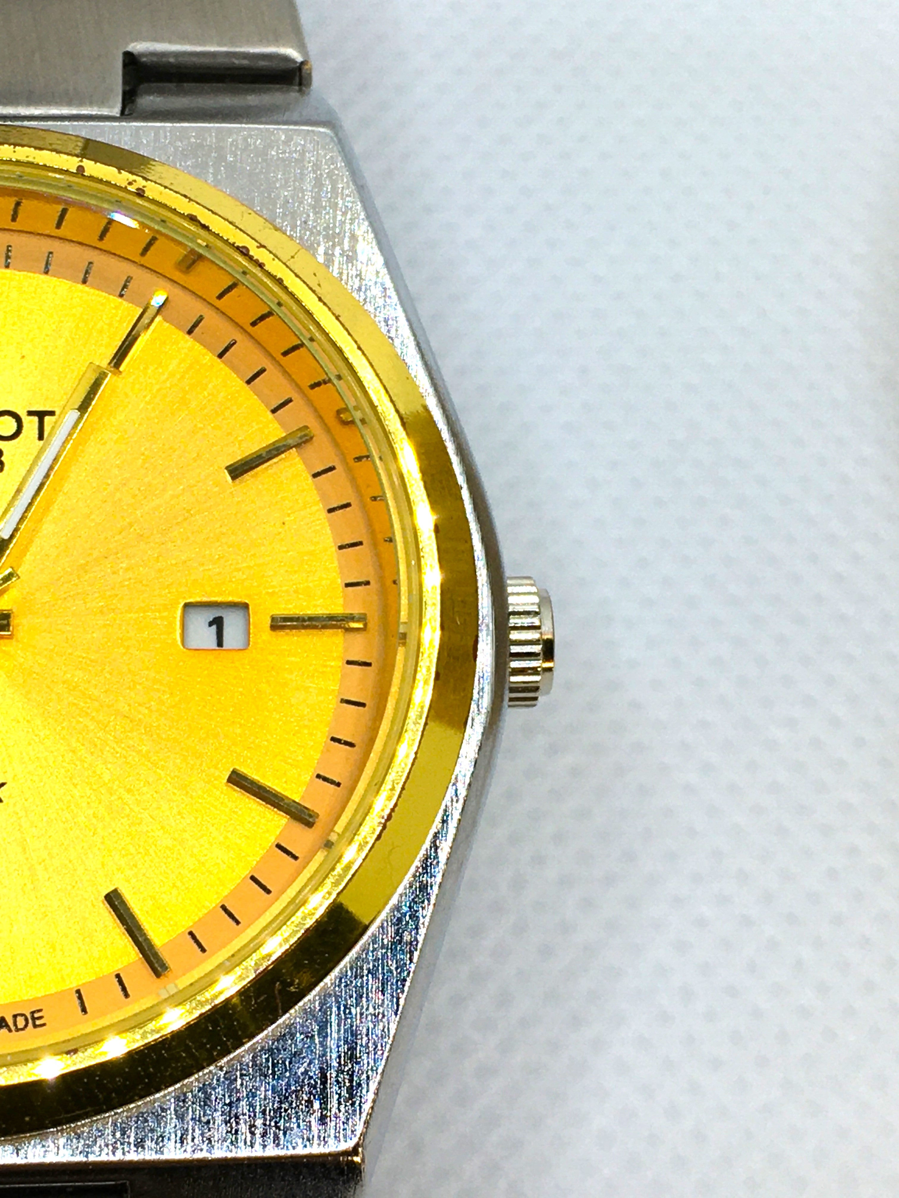 Tissot PRX 1853 golden dial