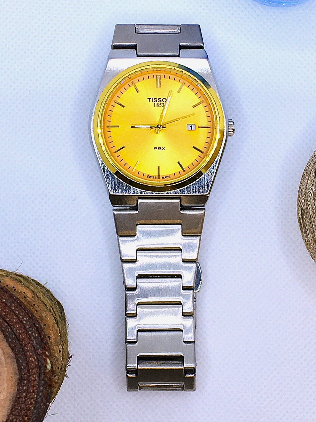 Tissot PRX 1853 golden dial