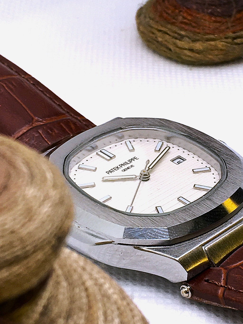 Patek Philippe Nautilus ( Leather Strap)