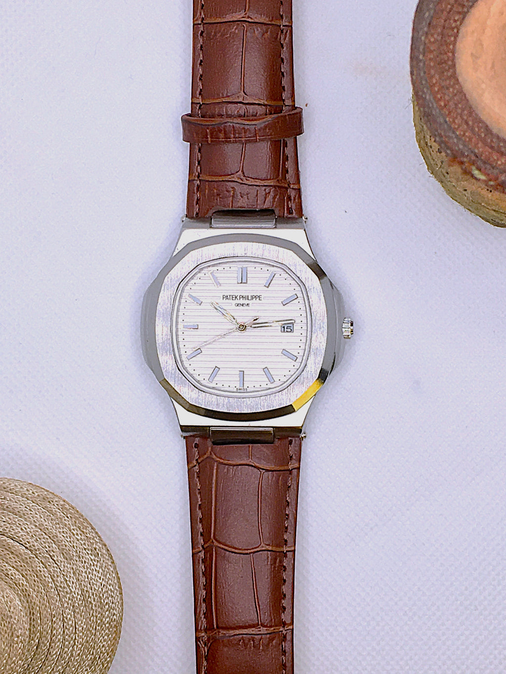 Patek Philippe Nautilus ( Leather Strap)