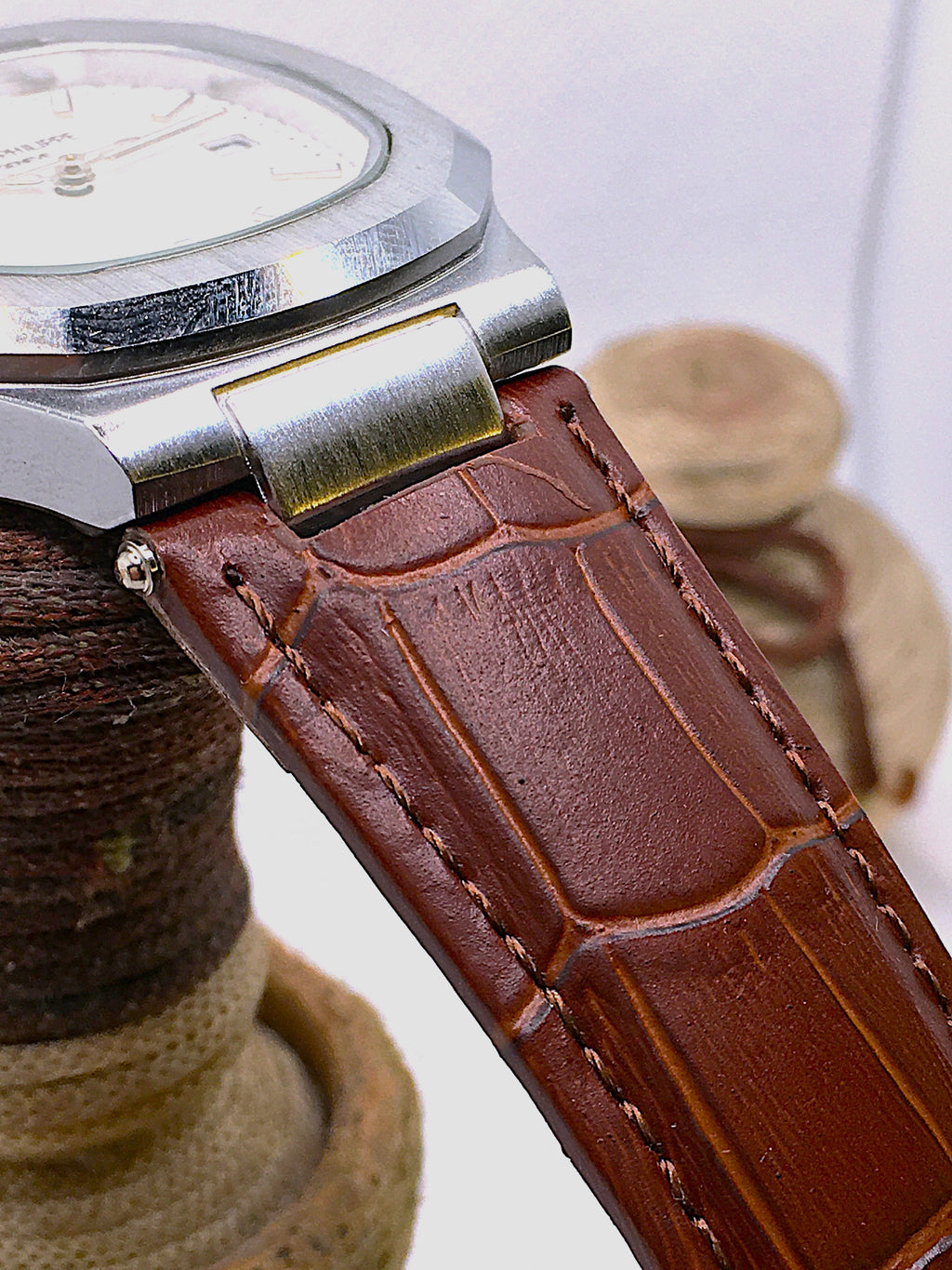 Patek Philippe Nautilus ( Leather Strap)