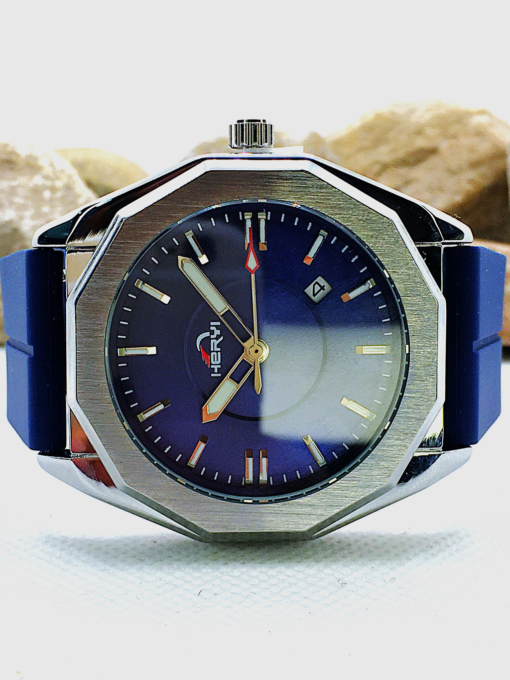 Heryi magnetic strap blue dial